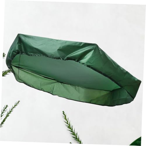 Funda para arenero hexagonal verde Oxford impermeable para proteger del polvo exterior 5
