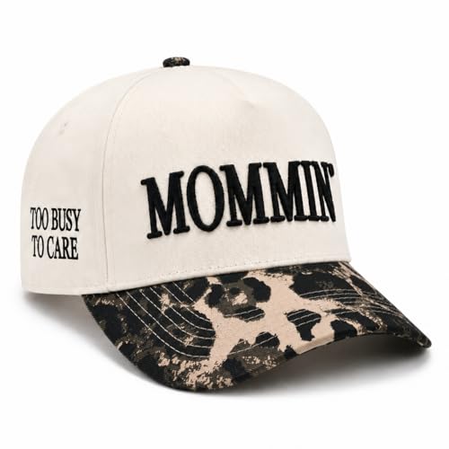 Mommin Trucker Hat for Women Adjustable Embroidered Mom Baseball Cap -Christmas Mothers Day Birthday Gifts for Mom & Wife