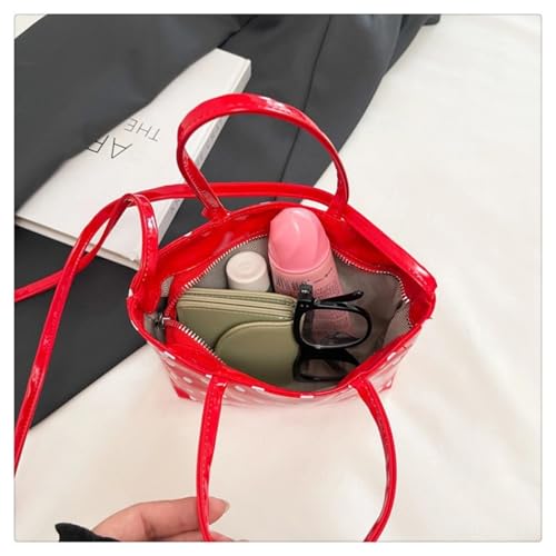 Bolso tote pequeño polka dot para mujer miniatura 5