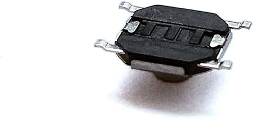 Miniatura 3 de NOVOCE Interruptores industriales de 12 V 0.205 x 0.205 x 0.067in 12 V 0.5 A Interruptor de botón SMT de 4 pines de metal táctil micro táctil
