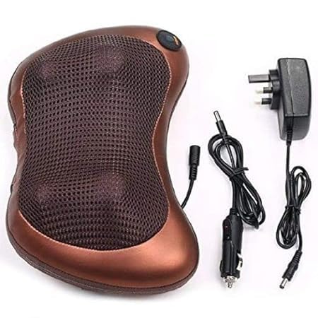 Fitaza Car Home Massage Pillow - Car Home Massager Pillow 8028 for Cervical Neck, Lower Back Lumbar Abdomen Arm Thigh Foot Body Relaxation Massager. 2