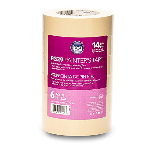 Image of IPG PG29 Delicate Surface Masking Tape, 1.41 inch x 60 yd, (6-Pack)