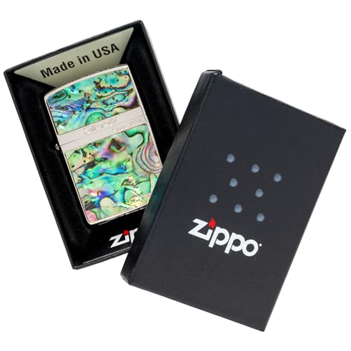 Encendedor Zippo Windproof Bronce Vintage Plateado miniatura 5