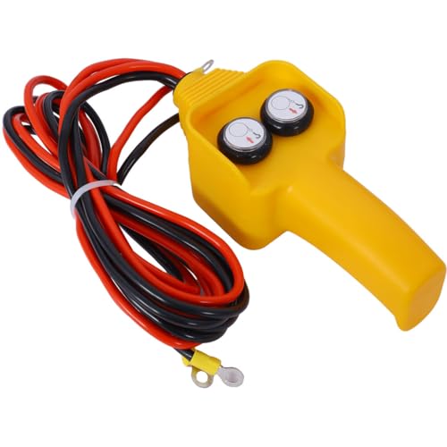Winch eléctrico ATV 2000 lb 12V con placa de montaje miniatura 3