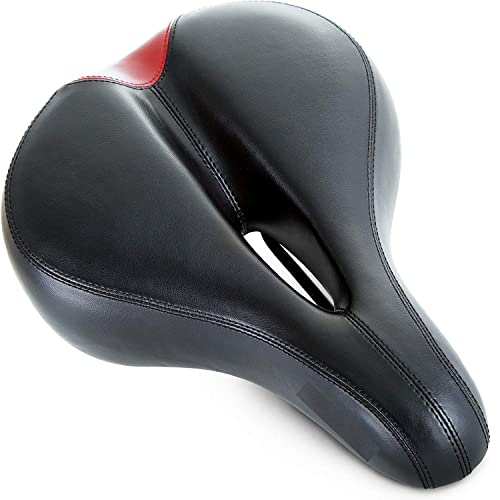 Image of LET'S PLAY LP-1208 Bike Saddle Seat, Soft Cushion Shock Absorbing Bicycle Saddle