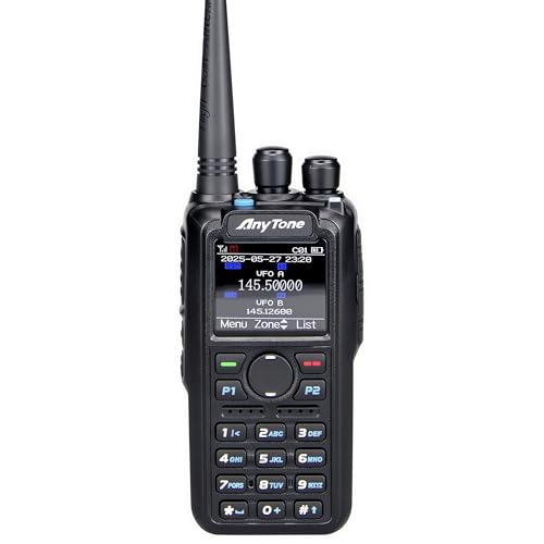 AnyTone AT-D878S VHF DMR Radio 10W True 2-Slot Tier II GPS/APRS