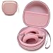 Headphone Case Compatible with Glynzak/BERIBES/TOZO/KVIDIO/Beats/Soundcore Anker/JBL Noise Cancelling Over-Ear Headphones, Rose Gold