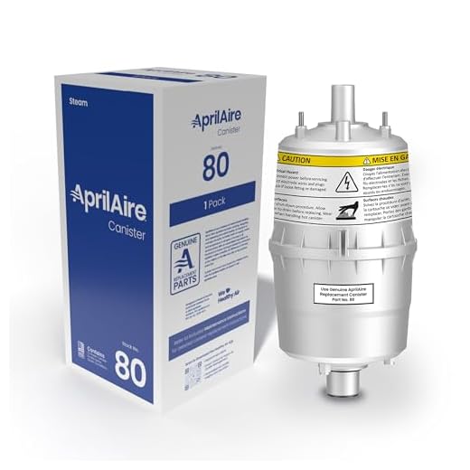 AprilAire 80 Replacement Canister for AprilAire Steam Humidifier Models 800 and 865 (Pack of 1) White