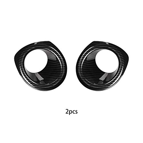 Thenice for 10th Gen Civic Front Fog Light Cover Trims ABS Carbon Fiber Style Exterior Decals for Honda Civic Hatchback Type R 2021 2020