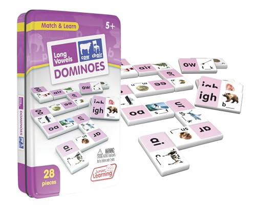 Junior Learning Long Vowel Dominoes Educational Action Games miniatura 3