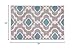 Moroccan Trellis Contemporary Gray/Blue 2' x 3' Indoor Area Rug