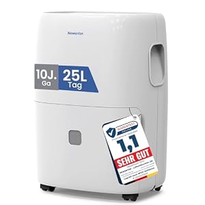 Newentor – Newentor Luftentfeuchter elektrisch 25L, Entfeuchter elektri
