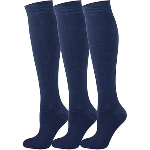 ZRWASKA Girls Knee High Cotton Socks Cover