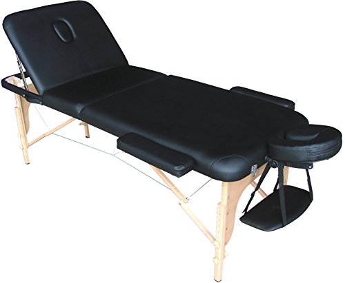 Polironeshop Lettino Massaggio Portatile Pieghevole Professionale – Ideale per Estetica Fisioterapia Ceretta Manicure Pedicure Ricostruzione Unghie e Nail Art Lettini da Massaggio Regolabili e Comodi