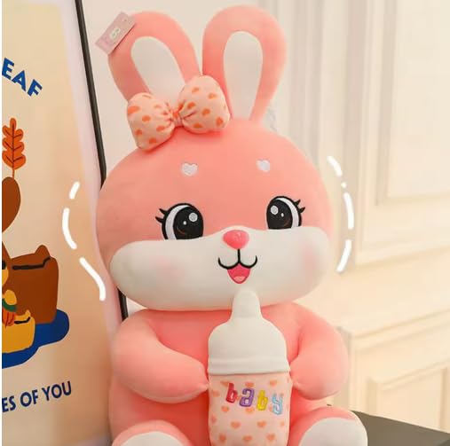 Image of Cute Plush Toy for Kids | | Soft Toys | Birthday Gift for Girls /Wife, Boyfriend /Husband, Soft Toys for Girls, Baby Toy (Random Color) Pack of 1 (Bunny Plush Soft Toy (Random))
