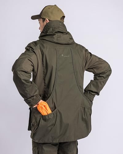 Pinewood Herren Dog Sports Trainer Extreme Jacke - Hundesport- und Outdoorjacke Herren - wind- und wasserdicht mit vielen Taschen und praktischen Details, ideal für Hundetraining