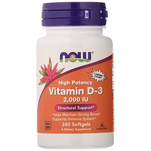 High Potency Vitamin D-3 2000 Iu 240 Sgels
