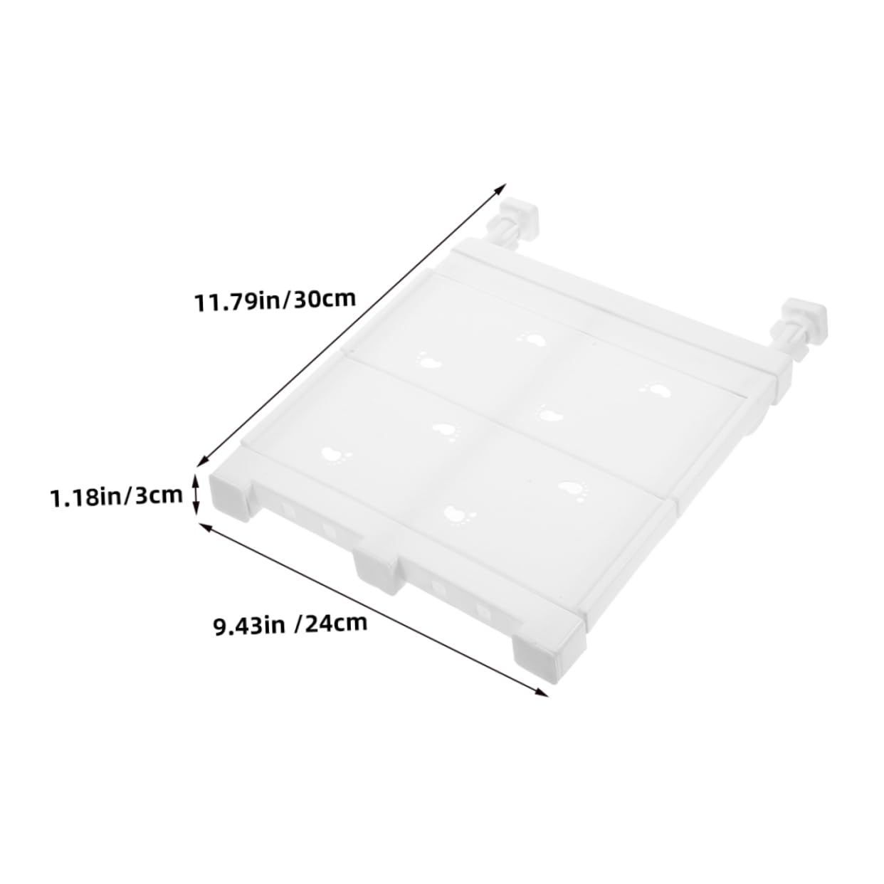 FELTECHELECTR Closet Tension Shelf Expandable Organizer Rack for Cupboard Easy Installation Flexible Space Divider for Wardrobe Kitchen Storage