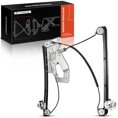 A-Premium Power Window Regulator without Motor Replacement for BMW E39 525i 528i 530i 540i M5 1997-2003 Front Right Passenger Side