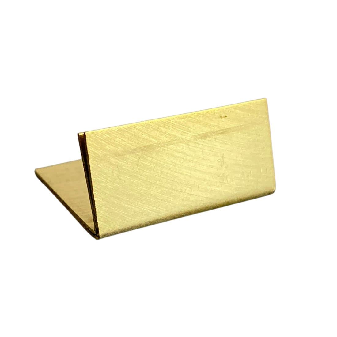 Amazon.co.jp: カードスタンド ブラス スモール 巾2×1.5×高1cm 真鍮
