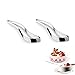 YUEMING 2 Pezzi Torta Affettatrice Coltello,Server Dolci,Taglierina per Dolci in Acciaio Inossidabile,Affettatrice per Torta a Forma di Foglia Utensili da Cucina,per Dessert, Pizze, Torte