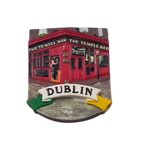 Imán decorativo The Temple Bar Dublin Irlanda 3D miniatura 2
