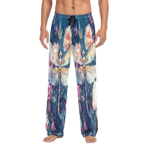 Pantalon de pyjama pour homme multicolore avec poches pratiques