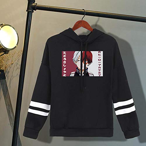 Moletom com capuz Aoliandatong My Hero Academia Friends Izuku Midoriya Todoroki com mangas listradas