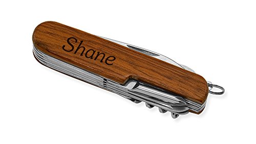 Dimension 9 Shane 9-Function Multi-Purpose Tool Knife, Rosewood