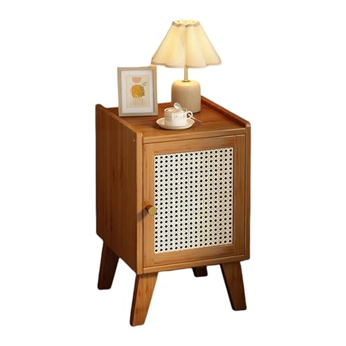 ナイトテーブルベッドサイドテーブル ベッド横 テーブルベッドサイドチェストbedside table drawer床??寝室 棚night stand小さめスリム引き出し付きおしゃれ高さ51cm(1, C)