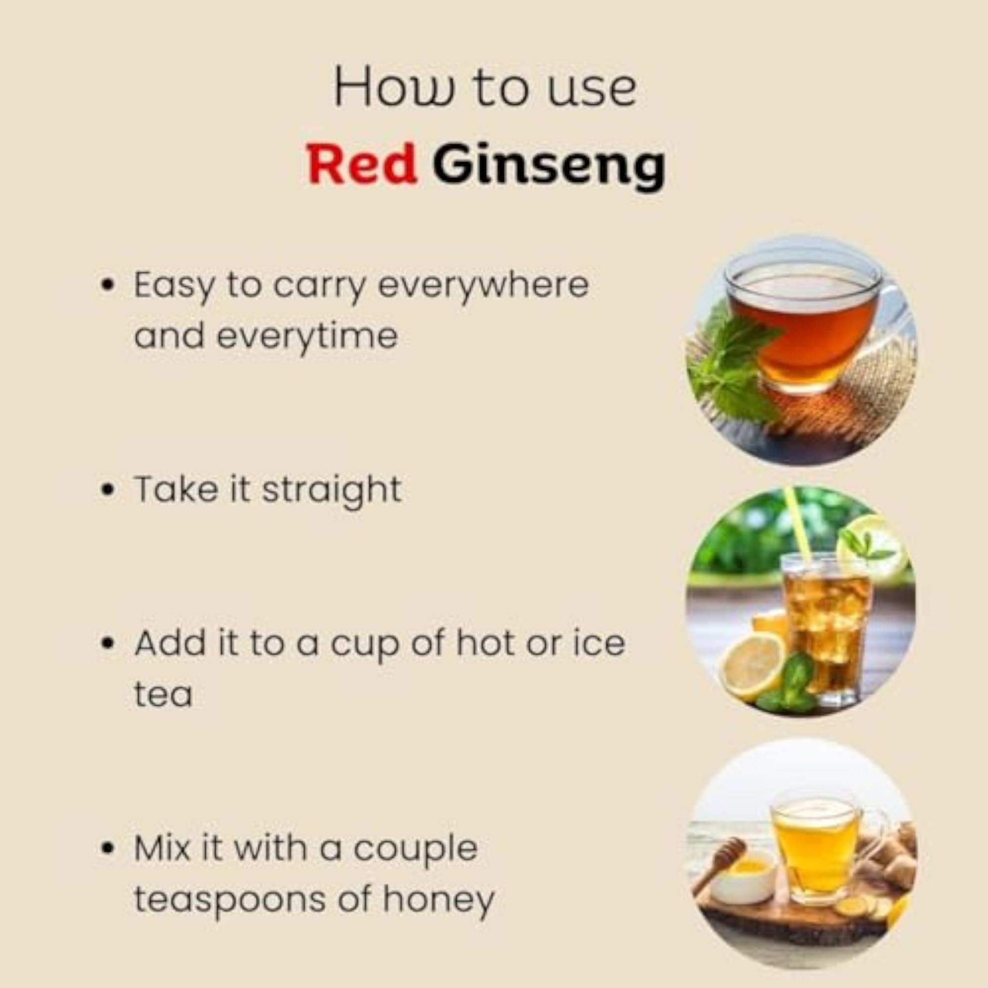 Dark Red Ginseng Pack of 30