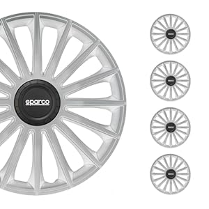 Satz Sparco Radzierblenden Treviso 16-Zoll Silber