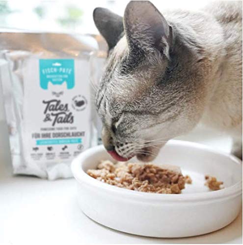 Tales & Tails® - Nassfutter für Katzen getreidefrei 100% Fisch pur, 100g (Dorsch)