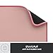 Logitech Desk Mat - Studio Series, Multifunctional Large Desk Pad, Extended Mouse Mat, Office Desk Protector with Anti-Slip Base, Spill-Resistant Durable Design, in Darker Rose