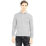 ralph lauren slim fit hemd weiß  Polo Ralph Lauren Langarmpolo Custom Slim Fit (L, Grey Heather)