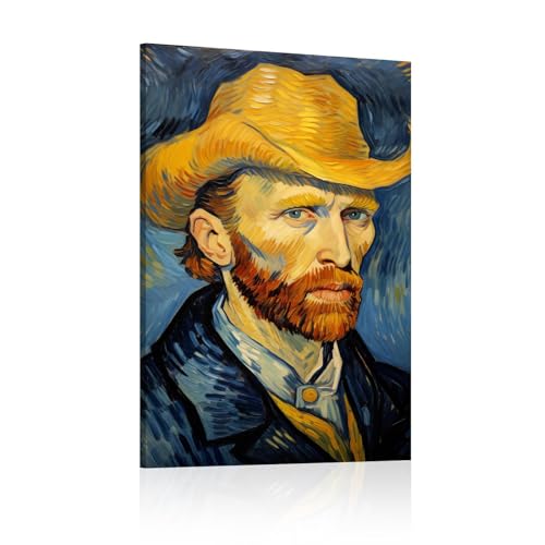 Toile Van Gogh 61x76 cm avec cadre IKDZCM pour décoration murale de salon