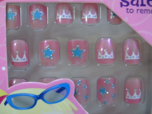 Little Fing'rs Girlie Nails, Pink 24 ea