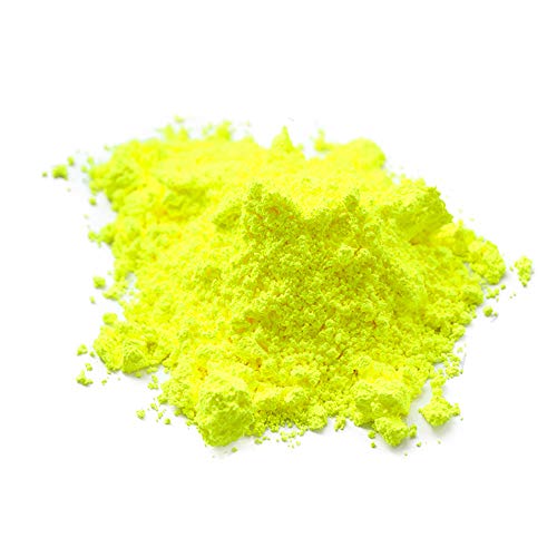 Holi Powder Concentrate For 2 Kg Holi,Neon Uv Powder Pigment, Blacklight Pigment For Paints,Plastics, Neon Projects (Yellow Uv) #TOP7