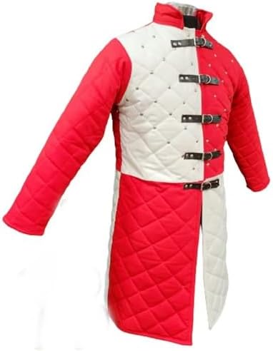 Cotton Thick Padded Gambeson With Full sleeves Padded jacket Costume for Men Knight LARP Armor MADE BY MEDIEVAL KNIGHTS