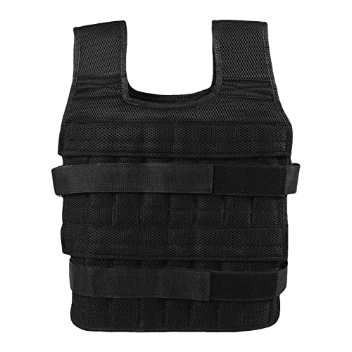 Image of 50kg Weight Vest Adjustable Loading Weight Jacket Exercise Training Fitness