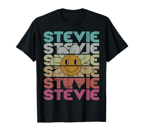 Retro Stevie Frist Name I Love Stevie 80's Vintage T-Shirt