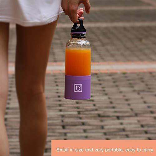 Honorall 500 ml Copo Espremedor Elétrico Portátil de Viagem Ao Ar Livre USB Recarregável Liquidifica