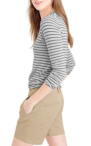 Hybrid & Company Womens Super Comfy Bermuda Walking Short Bw31201 Beige Khak 5 #TOP1