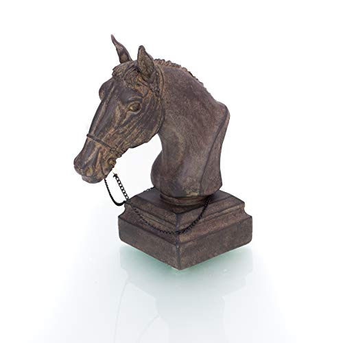 Antikas - decoración hogar Cabeza de Caballo - esculturas de Caballos - decoración cuadra Caballos estatuas