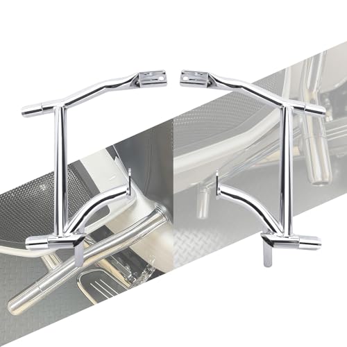 Barras protectoras para maletas Saddlebag Guard para Harley Touring Street Glide FLHX Road Glide FLTRX Road King FLHR Electra Glide FLHT CVO Ultra Limited 2009-2025, cromadas miniatura 1