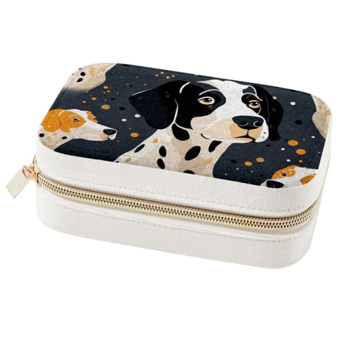 Boîte à bijoux portable dalmatien pour bagues et colliers - 2