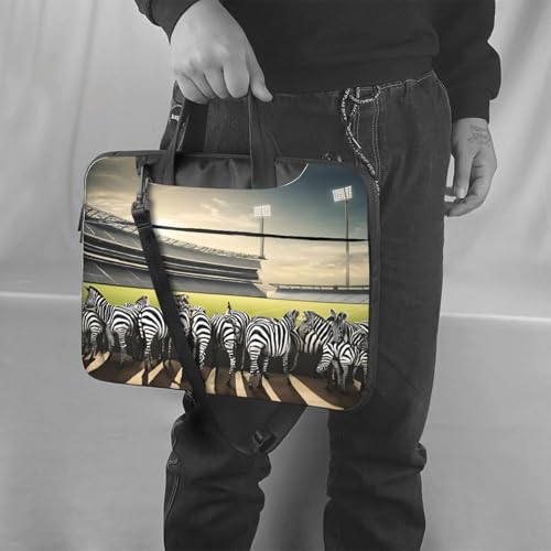 Sac ordinateur portable antichoc Zebra Racetrack fin et léger