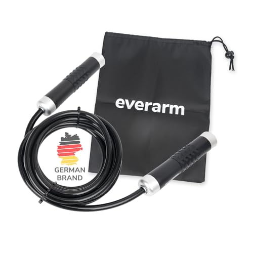 Heavy Jump Rope - Spürbar mehr Widerstand für Schulter- & Griffkraft - Gewichts-Springseil für intensives Fitness-, Box- & Crossfit-Training