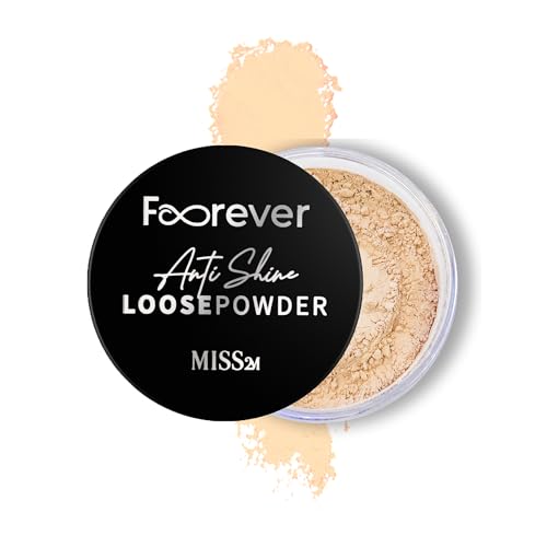 Forever Matte &amp; Blur Makeup Setting Powder with Anti-Shine Oil Control and Soft-Focus Skin Filter: 102 Sheer Mocha, 0.53 Oz
