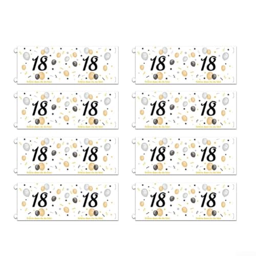 Juego de 8 faroles para iluminar mesas con velas de té, para ocasiones festivas (18 años)